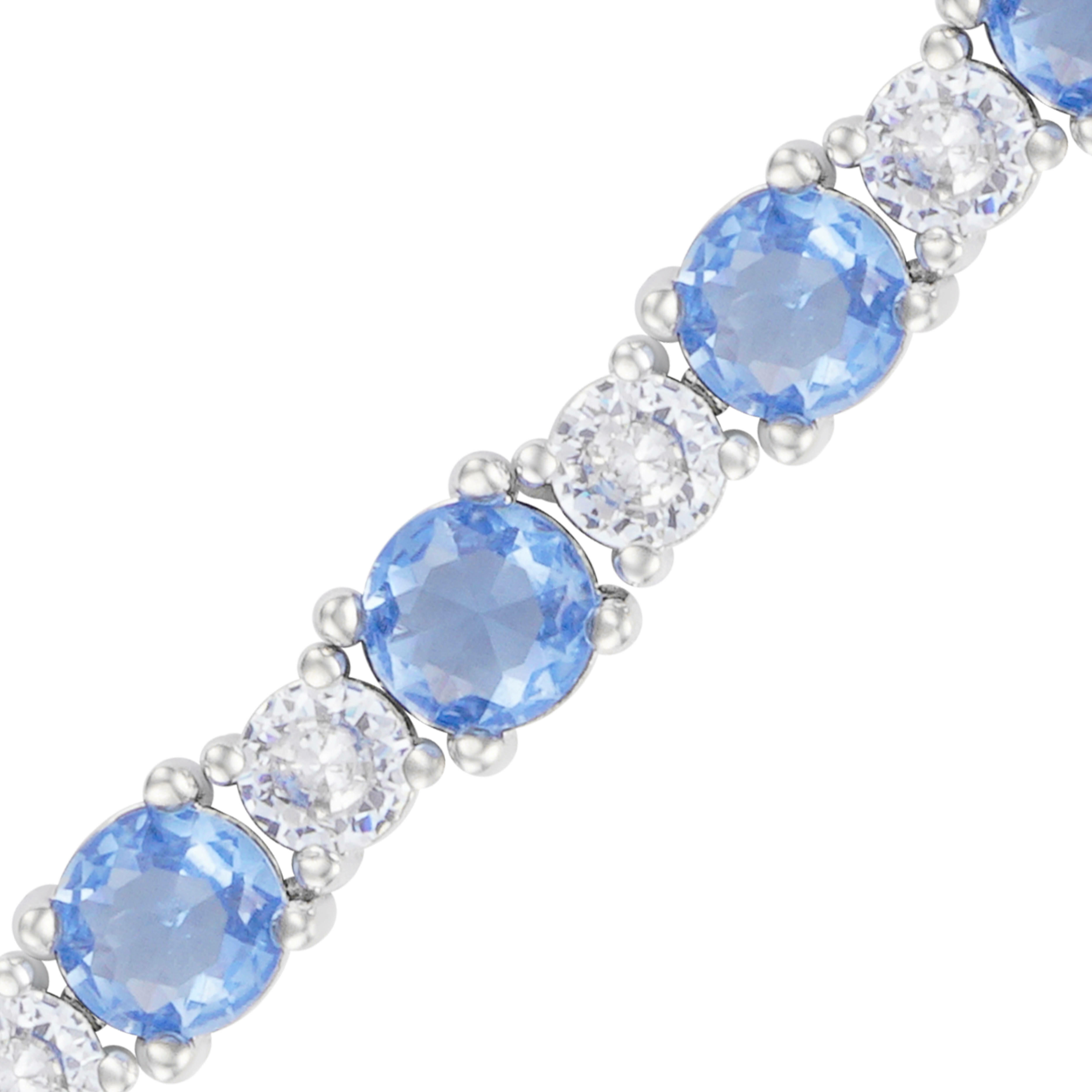 اسوارة - Silver Dark Blue - 0 image 1