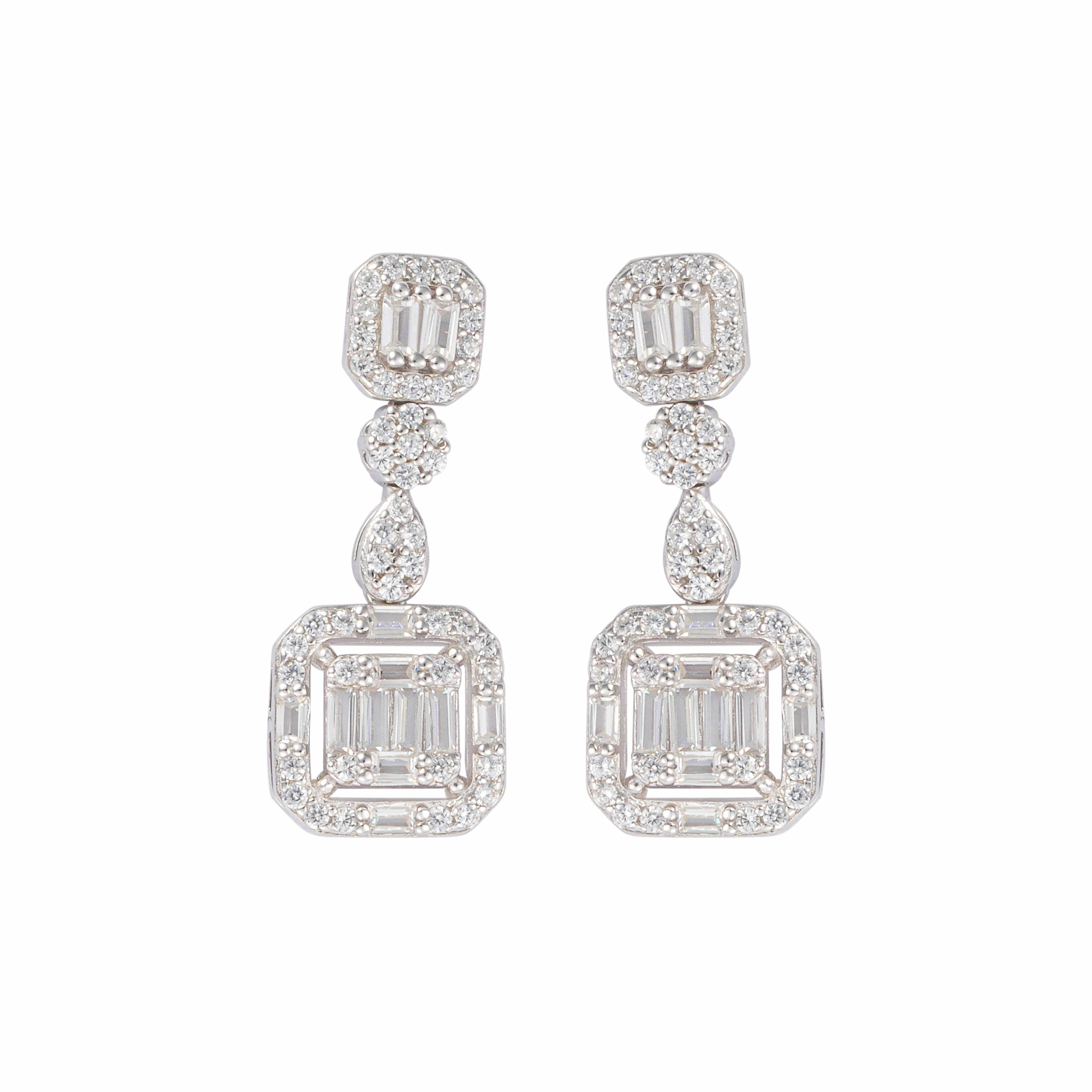 925K Silver Radiant Earrings  image 0