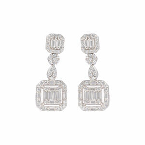 925K Silver Radiant Earrings  image 0