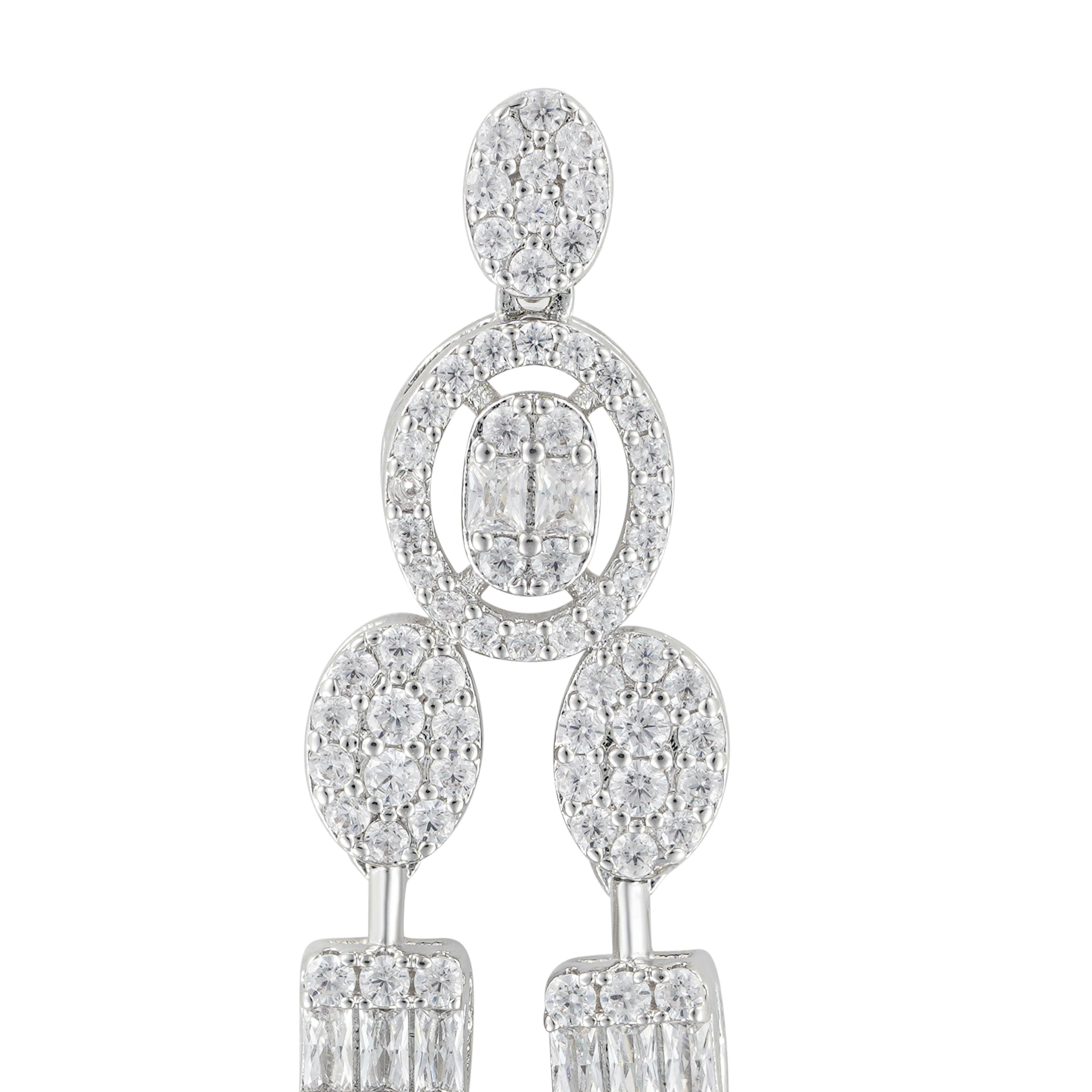 925K Silver Radiant Earrings image 1