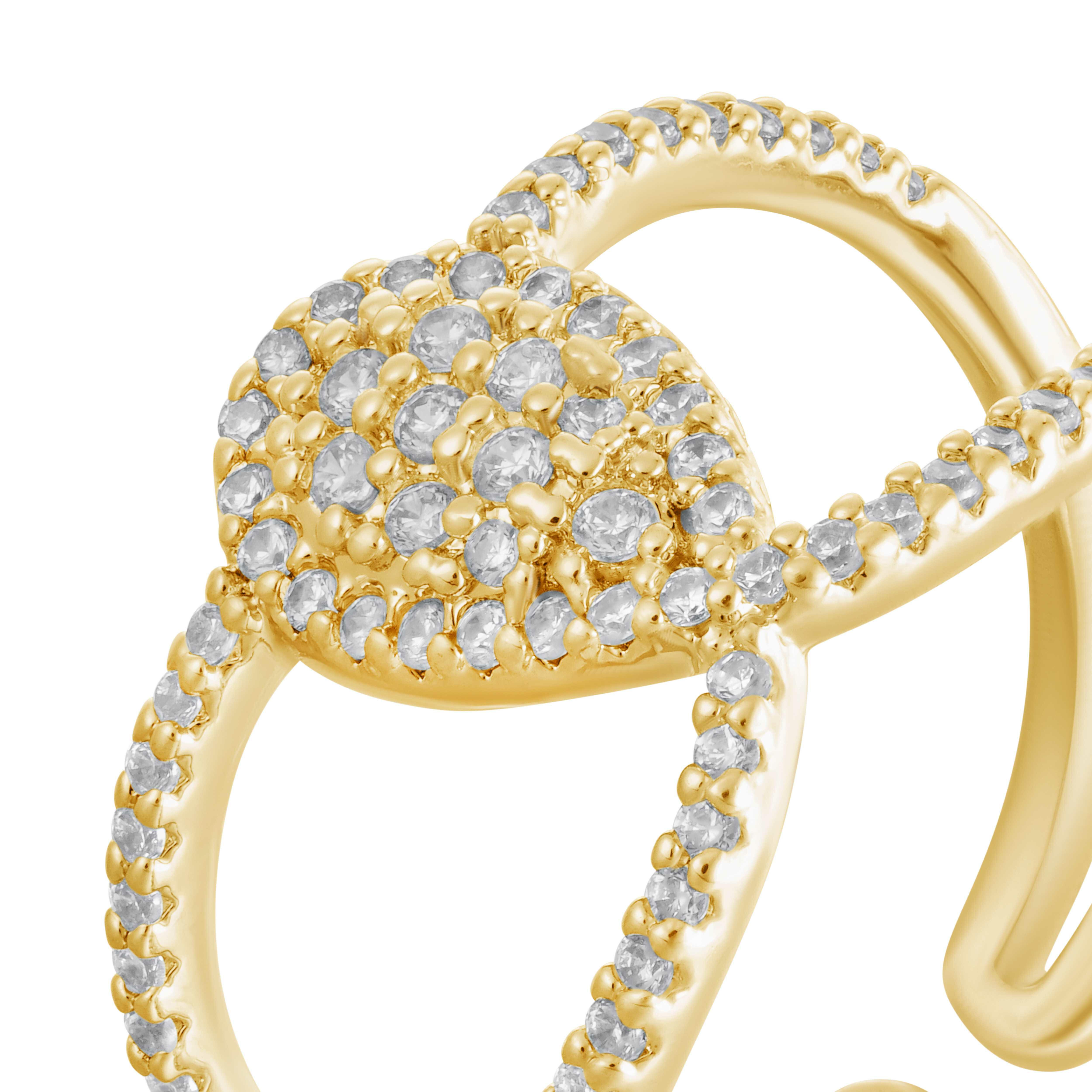 Heart Zircon Ring image 1