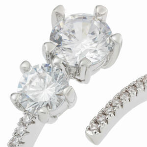 925K Silver Round Ring  image 1