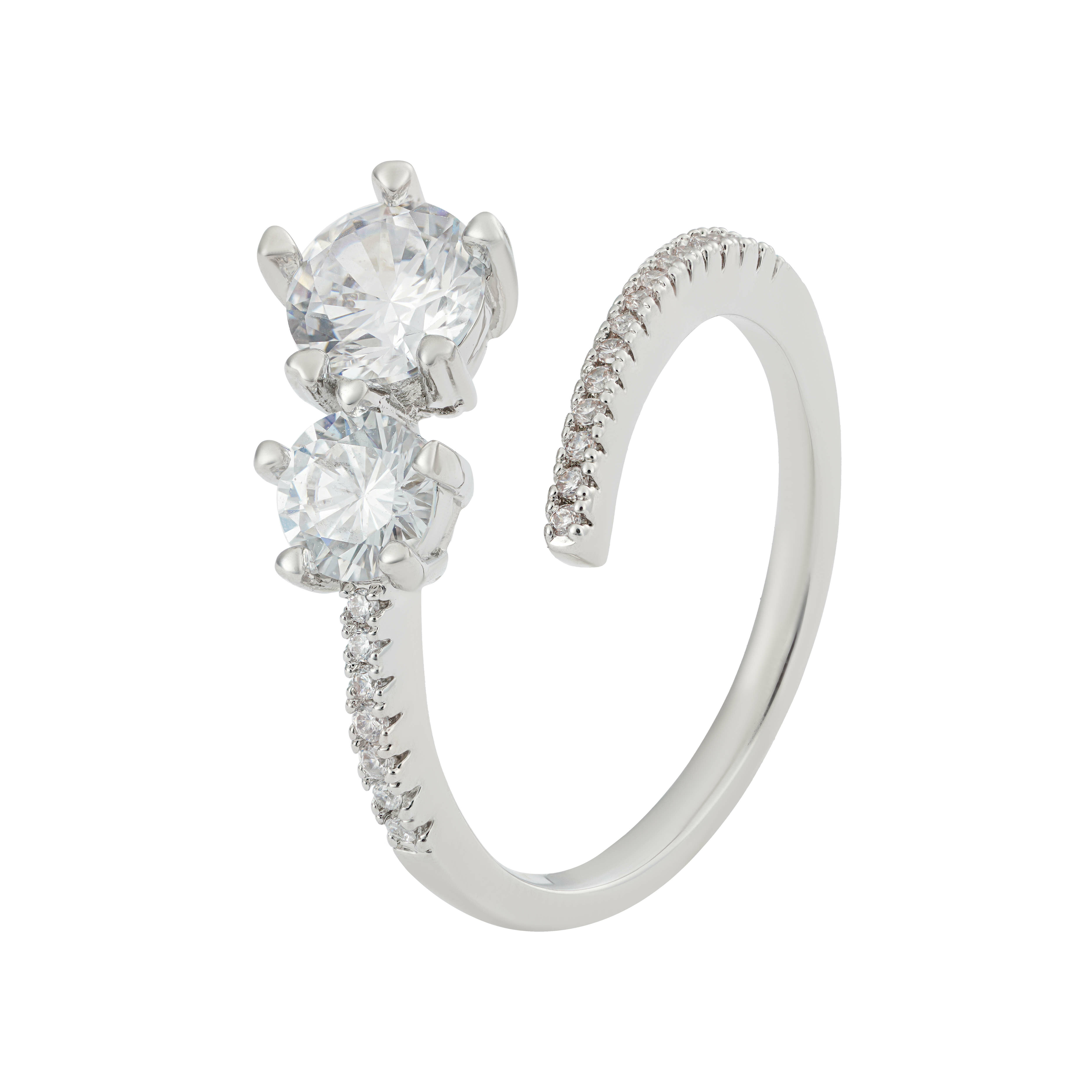 925K Silver Round Ring  image 0