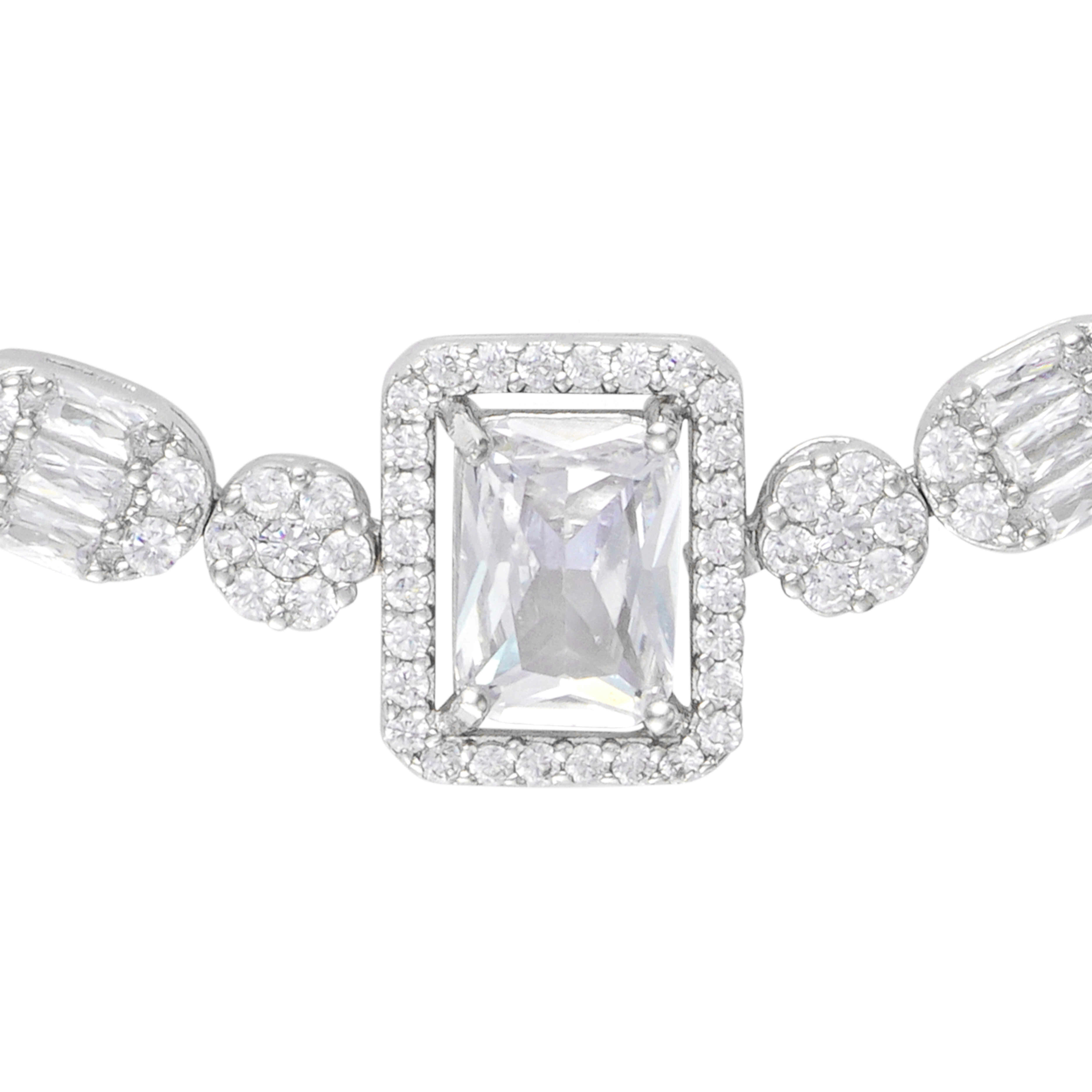 طقم فضة قلادة سلسلة image 6