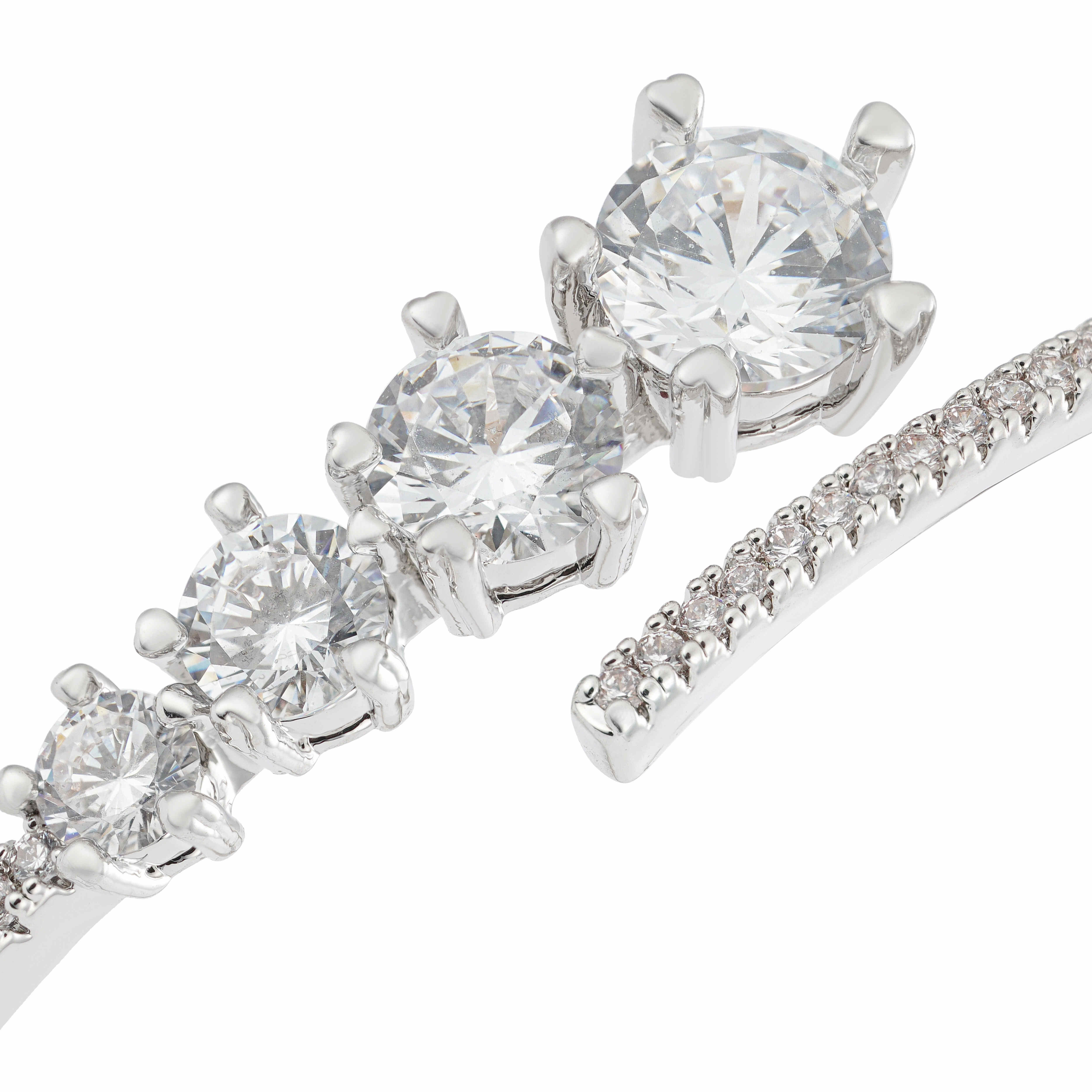 925K Silver Round Bangle image 1