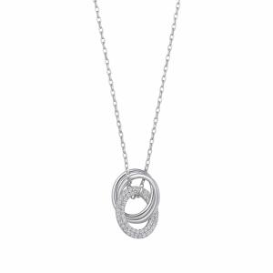 925K Silver Round Necklace image 0