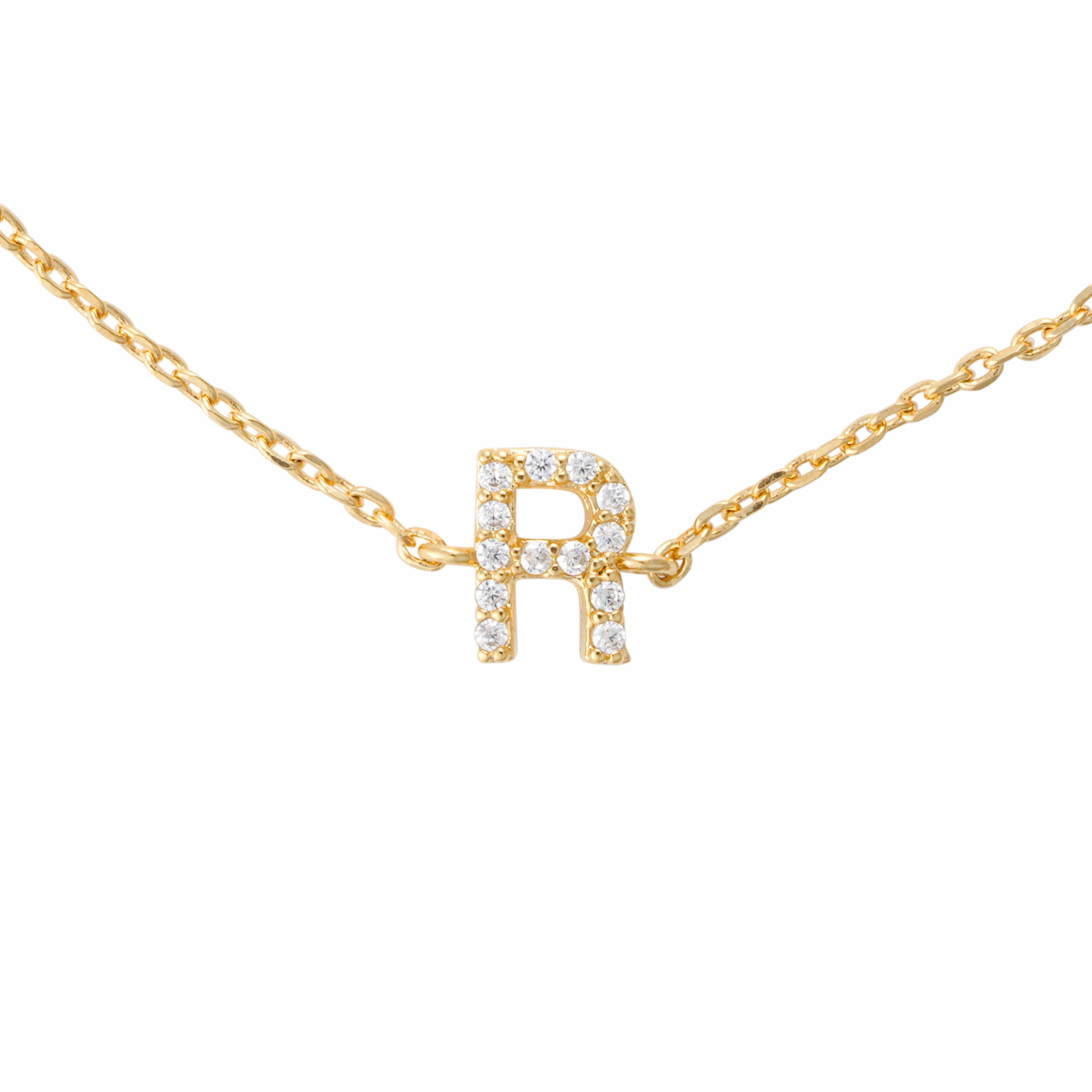 Gold Toned Letters Bracelet-R image 1