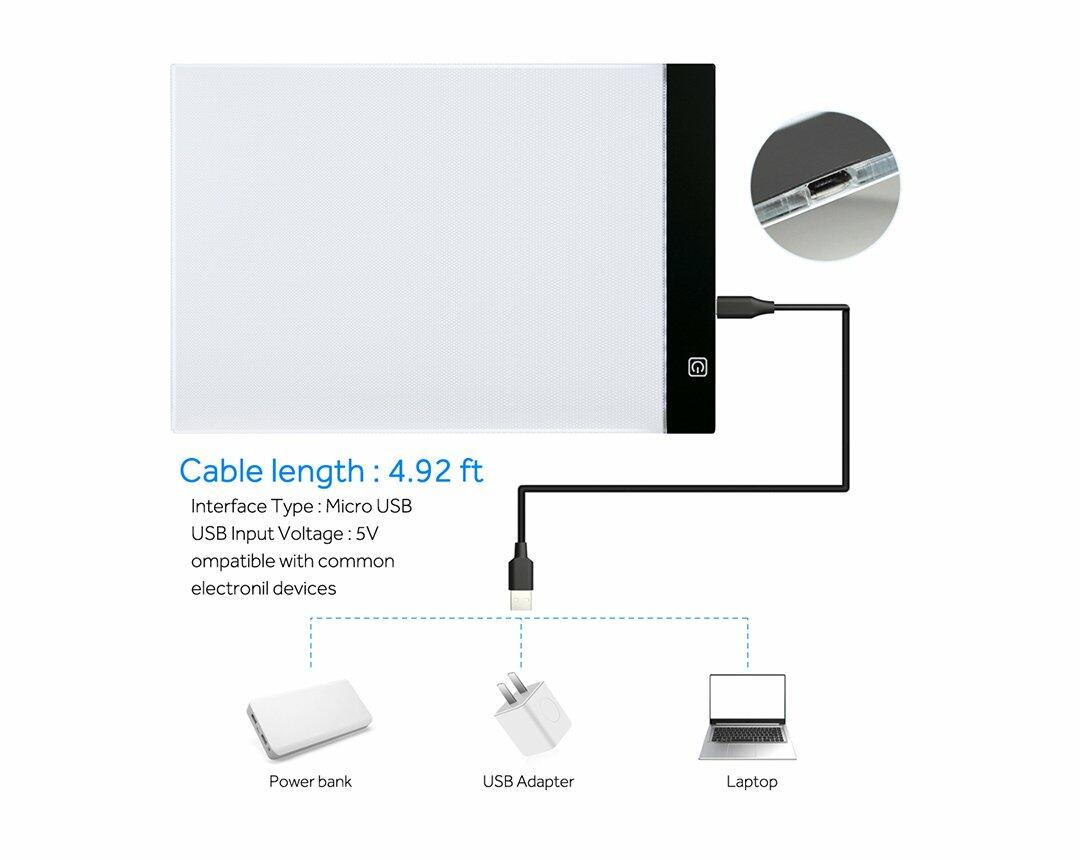 Led light drawing and tracing tablet image 1