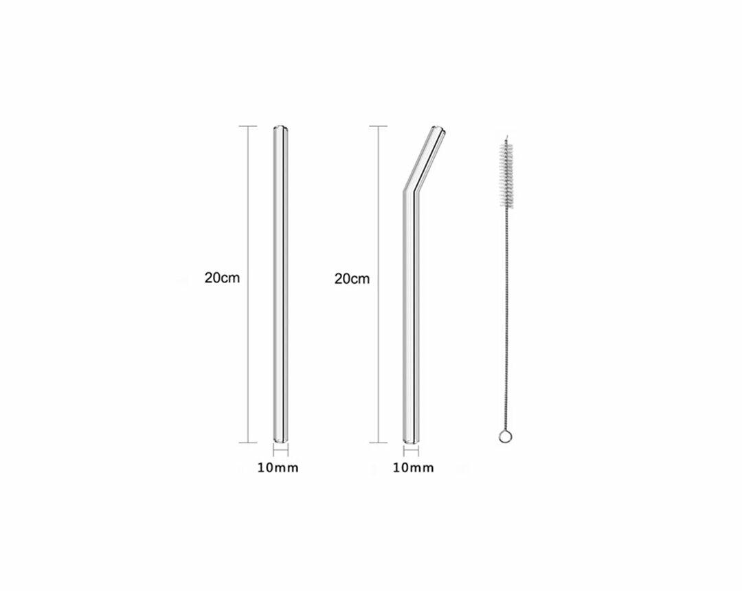 Glass Straw + Brush image 1