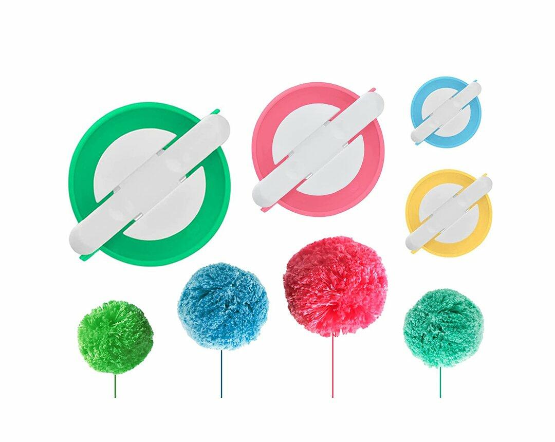 Knitting Loom Tools 4 sizes to make pom pom  image 1
