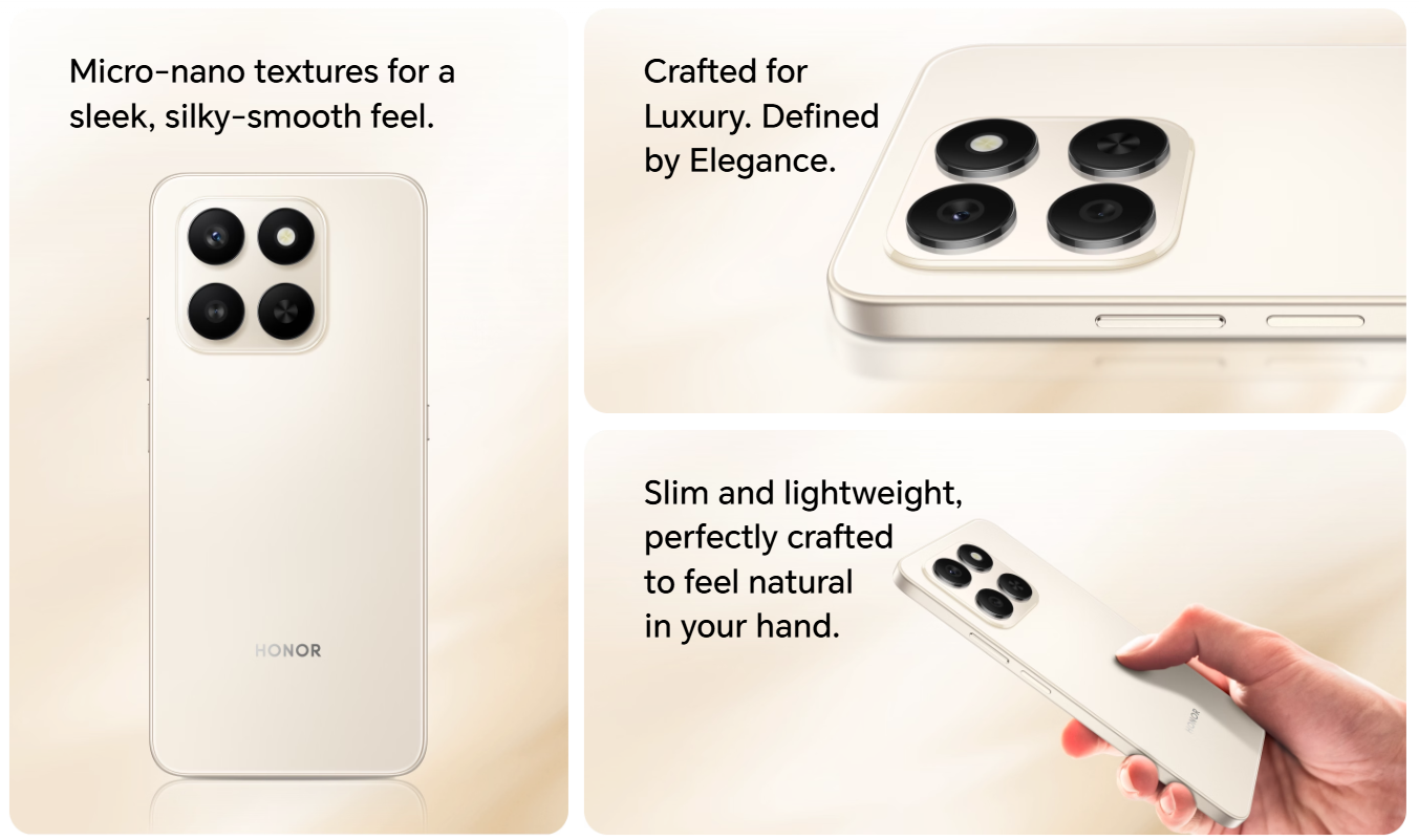 دايركت | HONOR X7d 5G 256GB (8+8) Ram Desert G