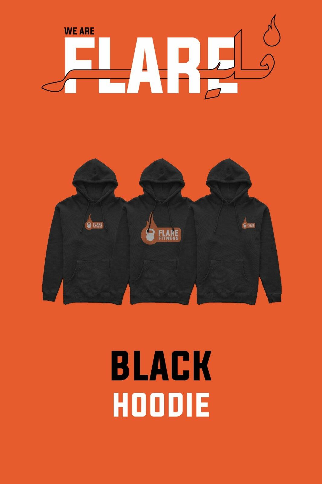 Flare Hoodie-XL-Black image 0