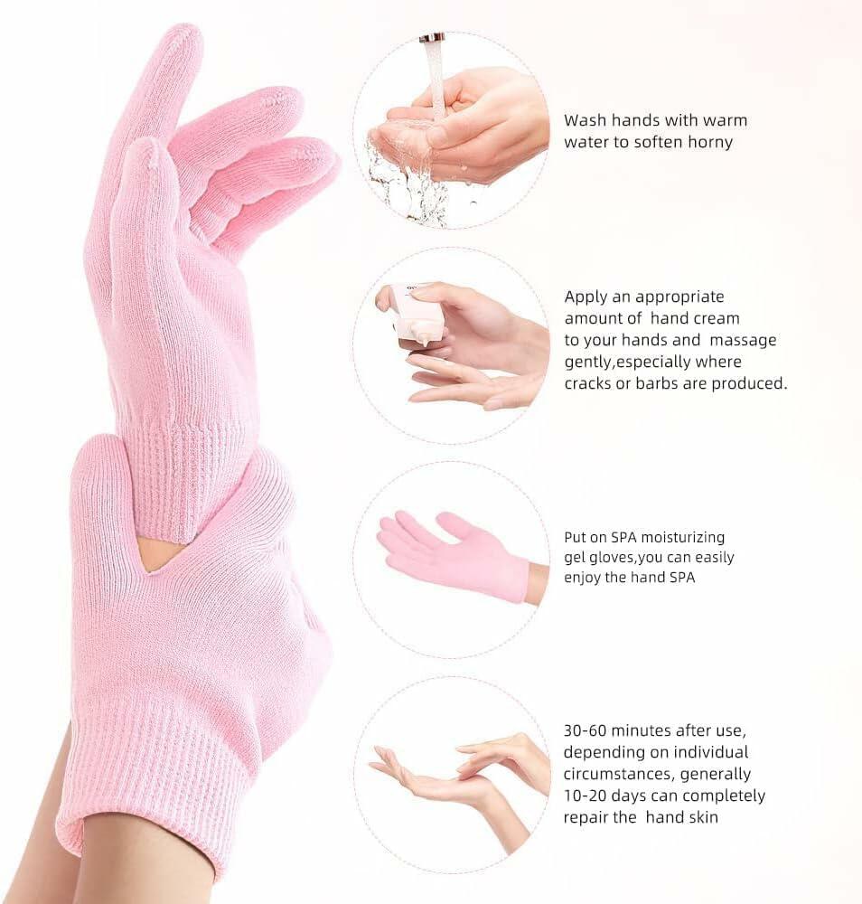 Expressions Gel Spa Moisturizing Gloves  image 4