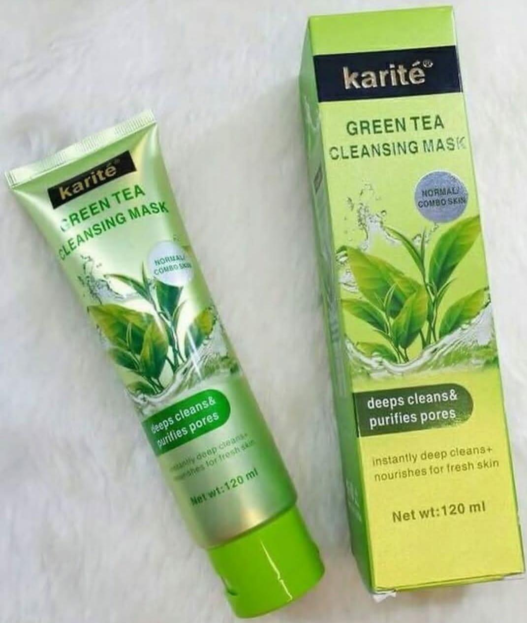 KARITE Green Tea Cleanser Mask - 120 ml. image 3