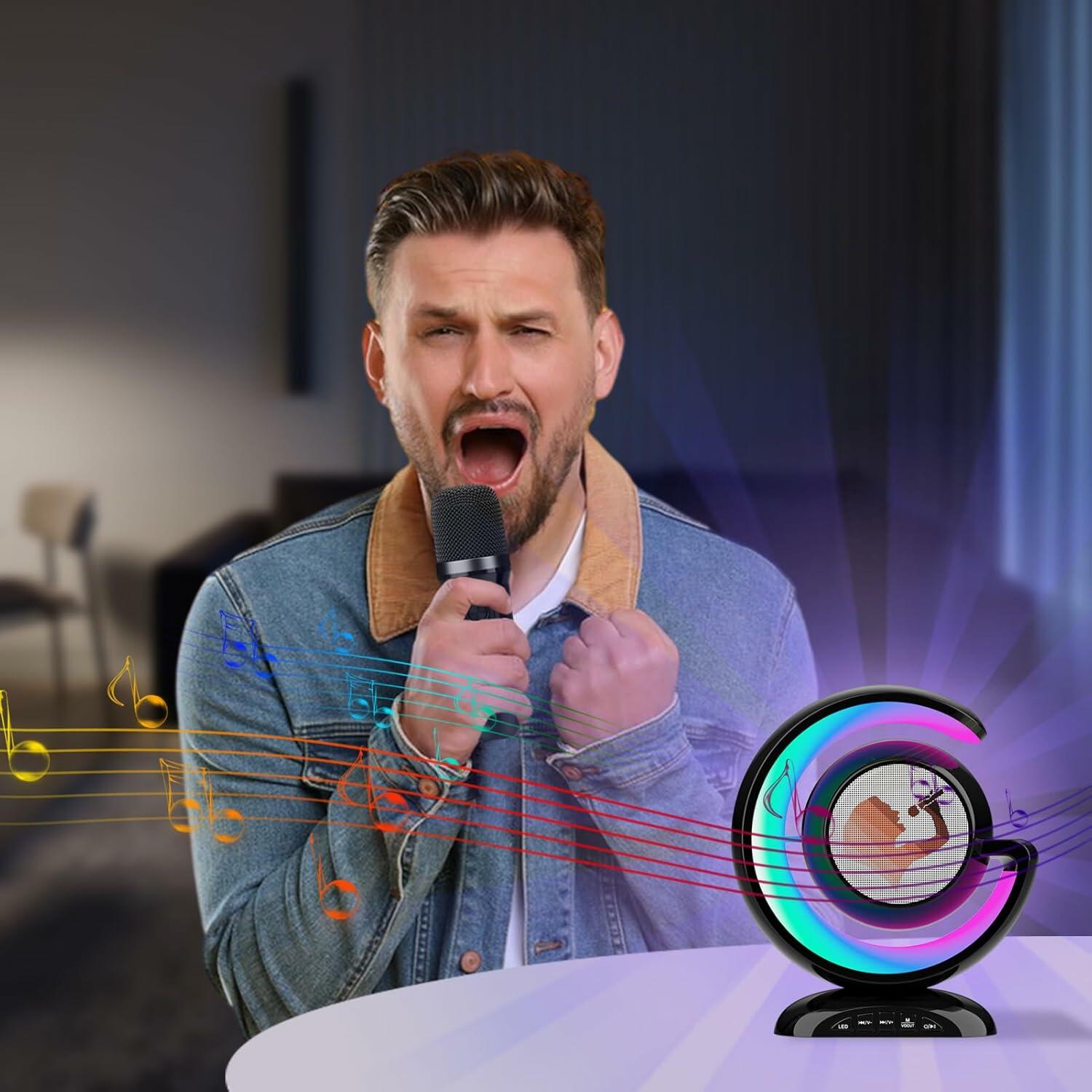 Light Show Karaoke Portable Wireless Speaker YS-110 image 1