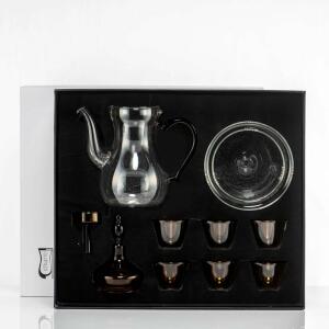 COFFEE POT BROWN SET - BOX DAMAGE image 1