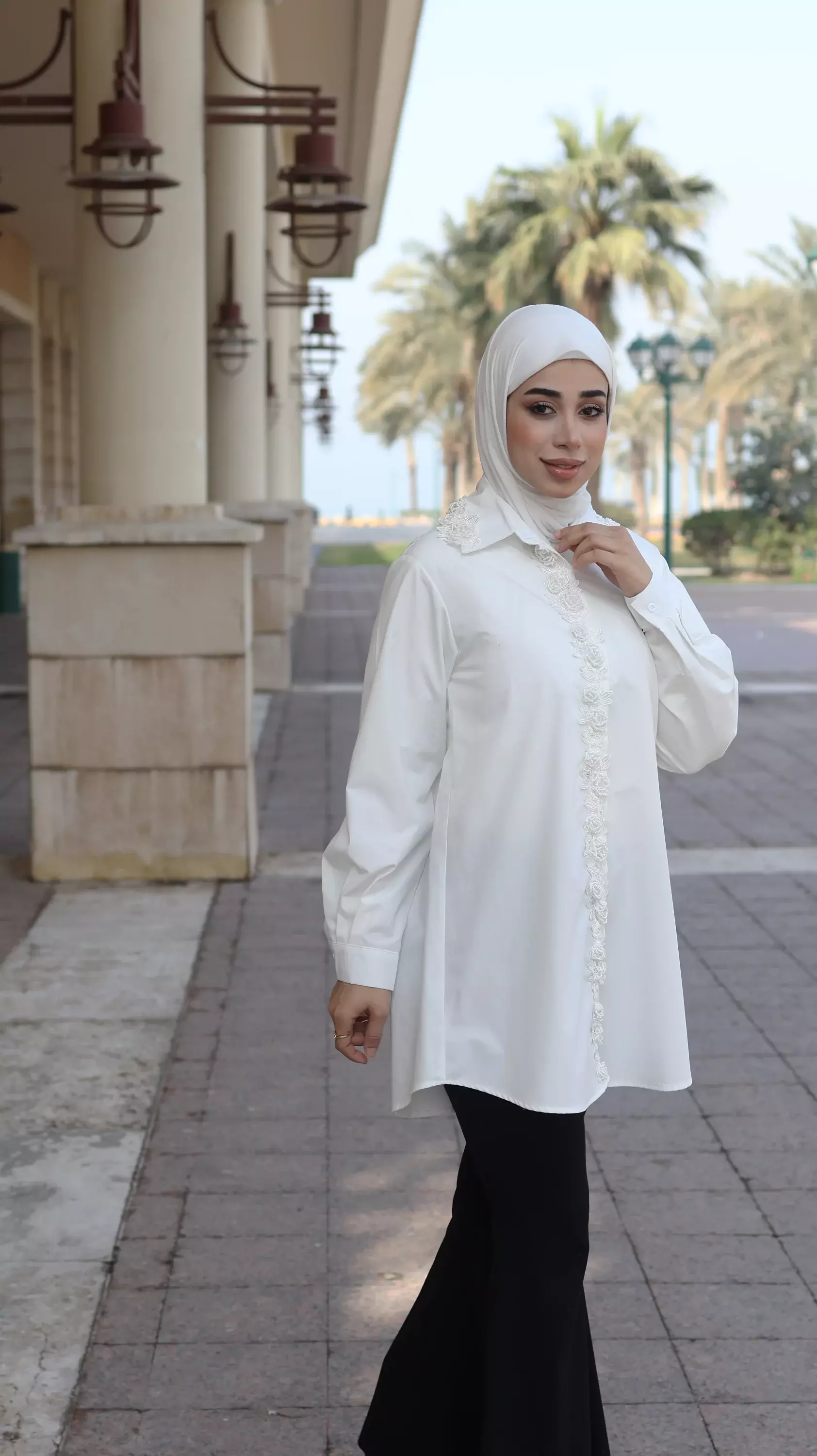 Lace Shirt - Sugar - 2 image 1