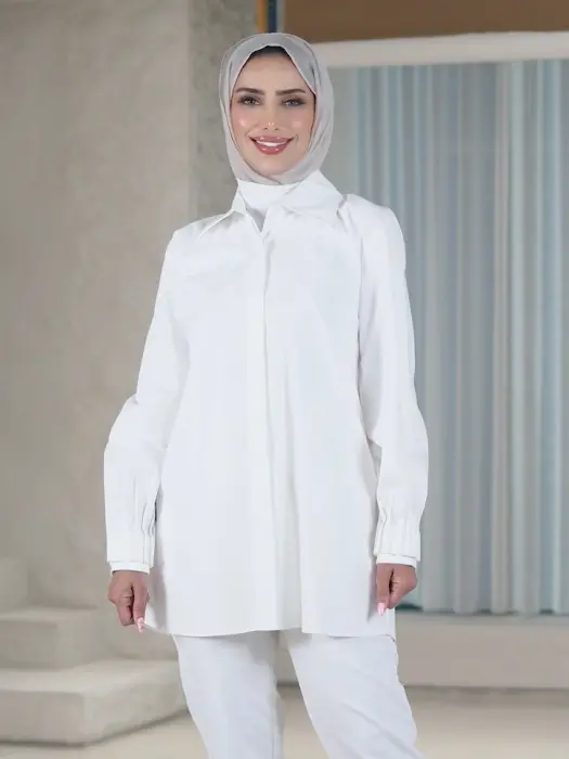 Classic Cotton Shirt - Black - 2 image 2