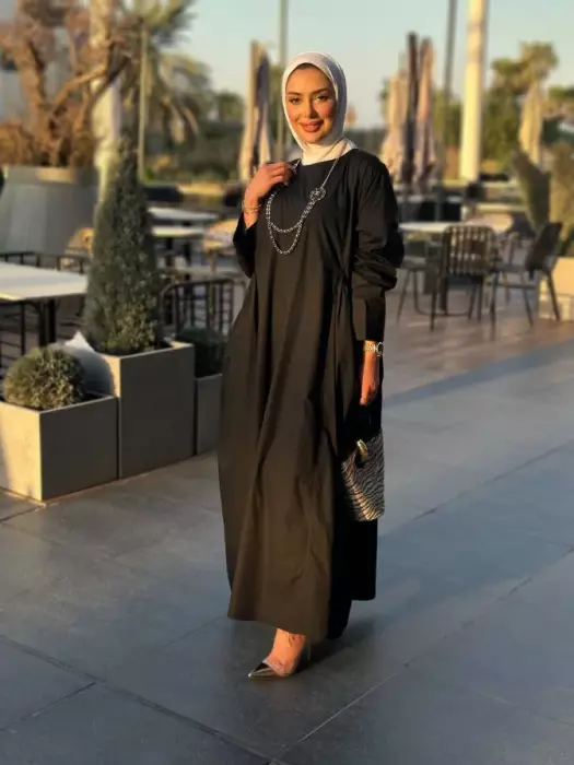 فستان طويل قطني للمحجبات image 6