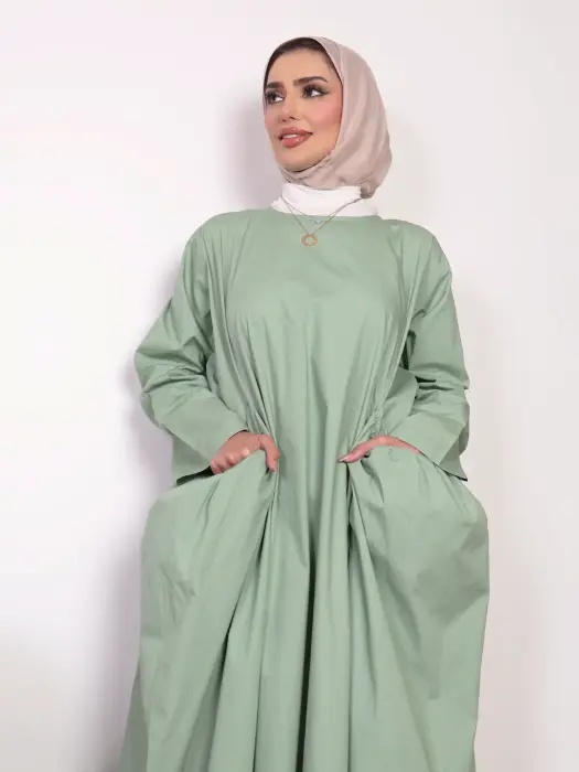 فستان طويل قطني للمحجبات image 3