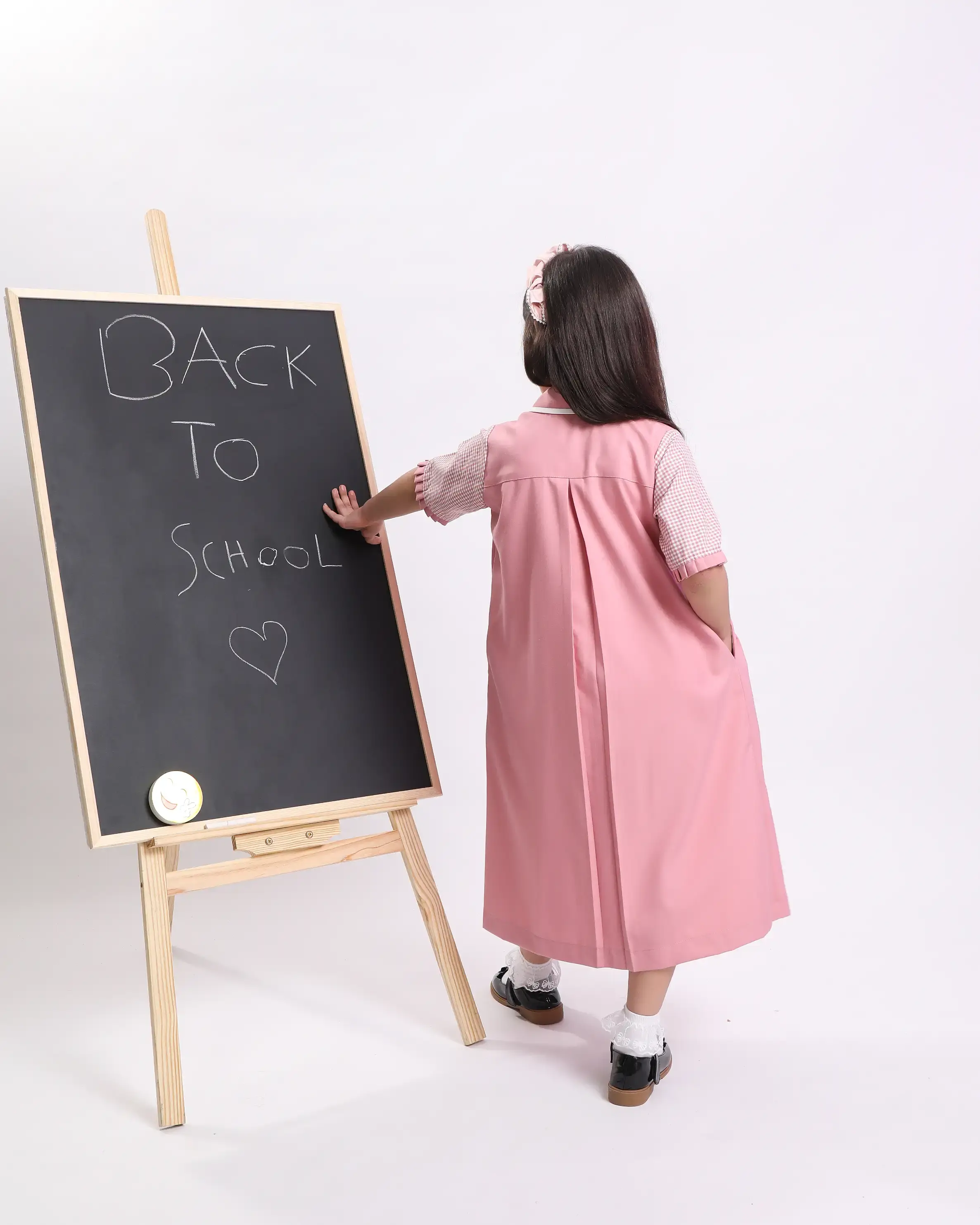 Full school uniform with bow and short sleeves - Pink - 10 image 3