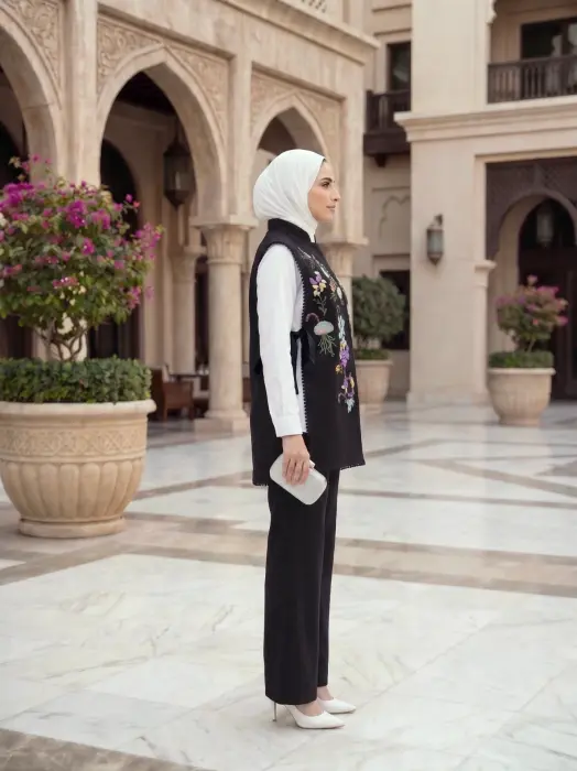 جيليه من خام التول المميز-اسود-1 image 1