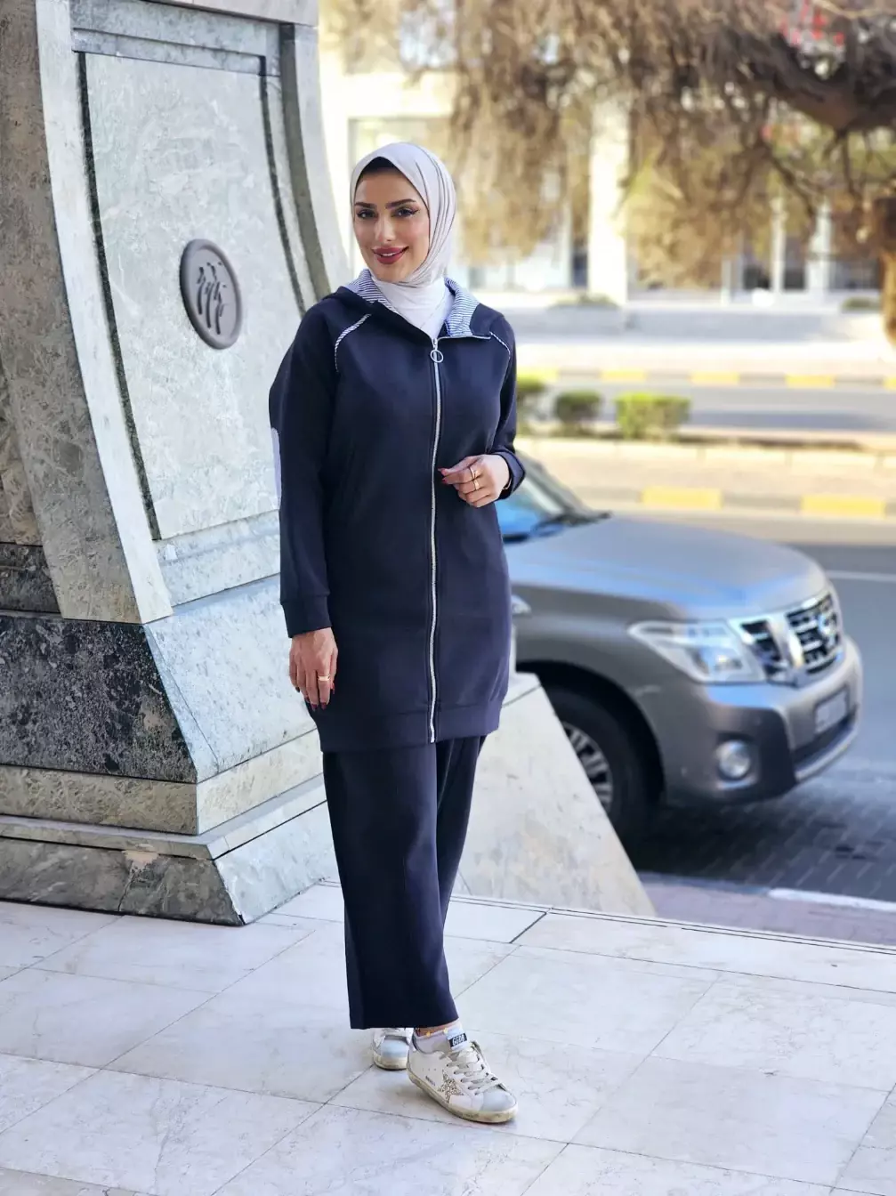 Winter Knitted Tracksuit - Beige - 4 image 2