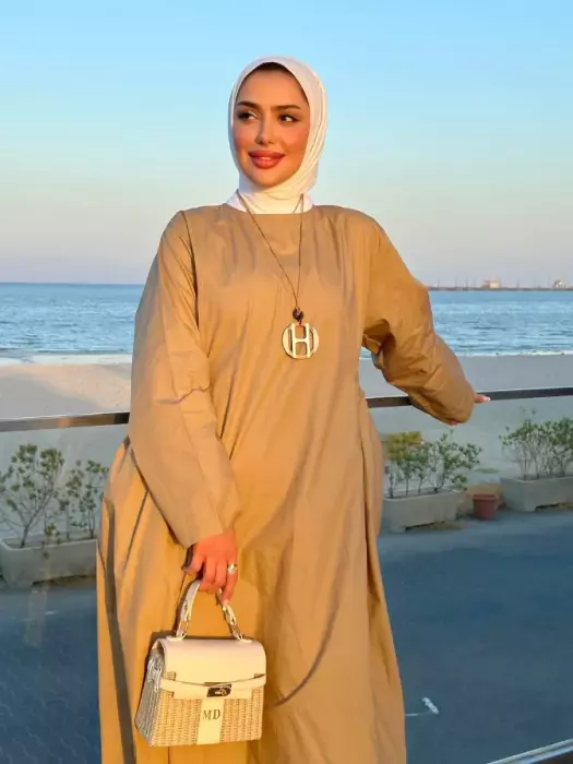 فستان طويل قطني للمحجبات image 11