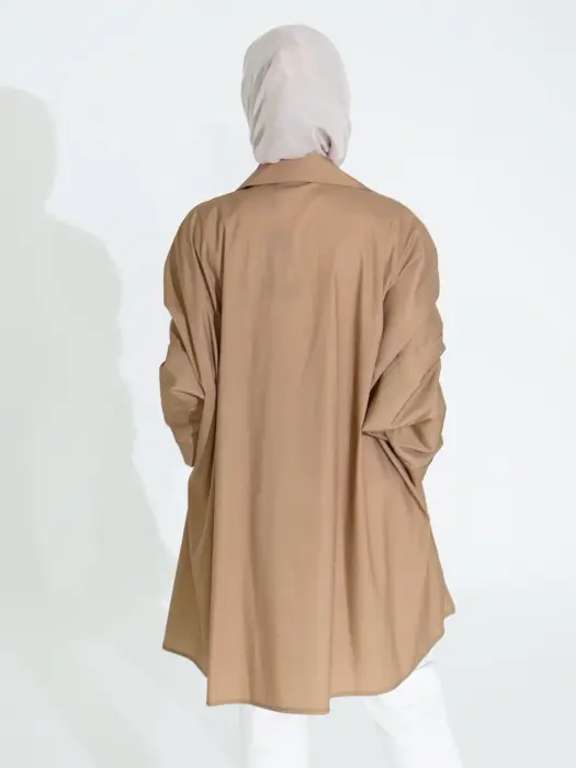 قميص نسائي مع جيوب أمامية image 7