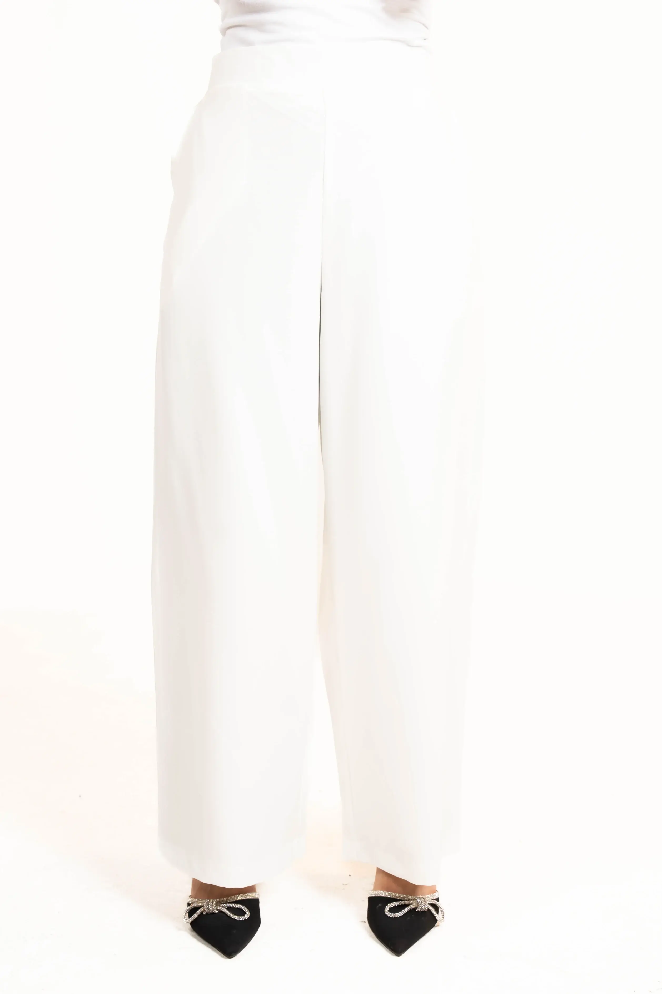 High Waist Pants With A Belt Behind Them - Mauve - 4 image 13