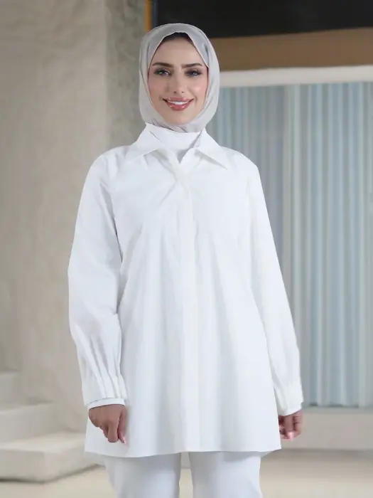 Classic Cotton Shirt - Black - 2 image 3