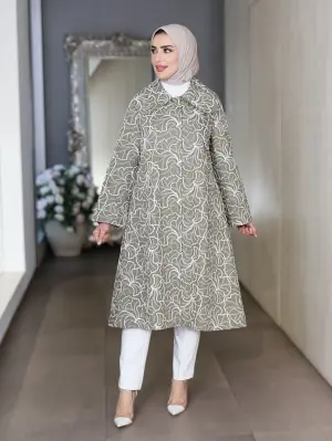 جاكيت طويل من البوبلين image 0