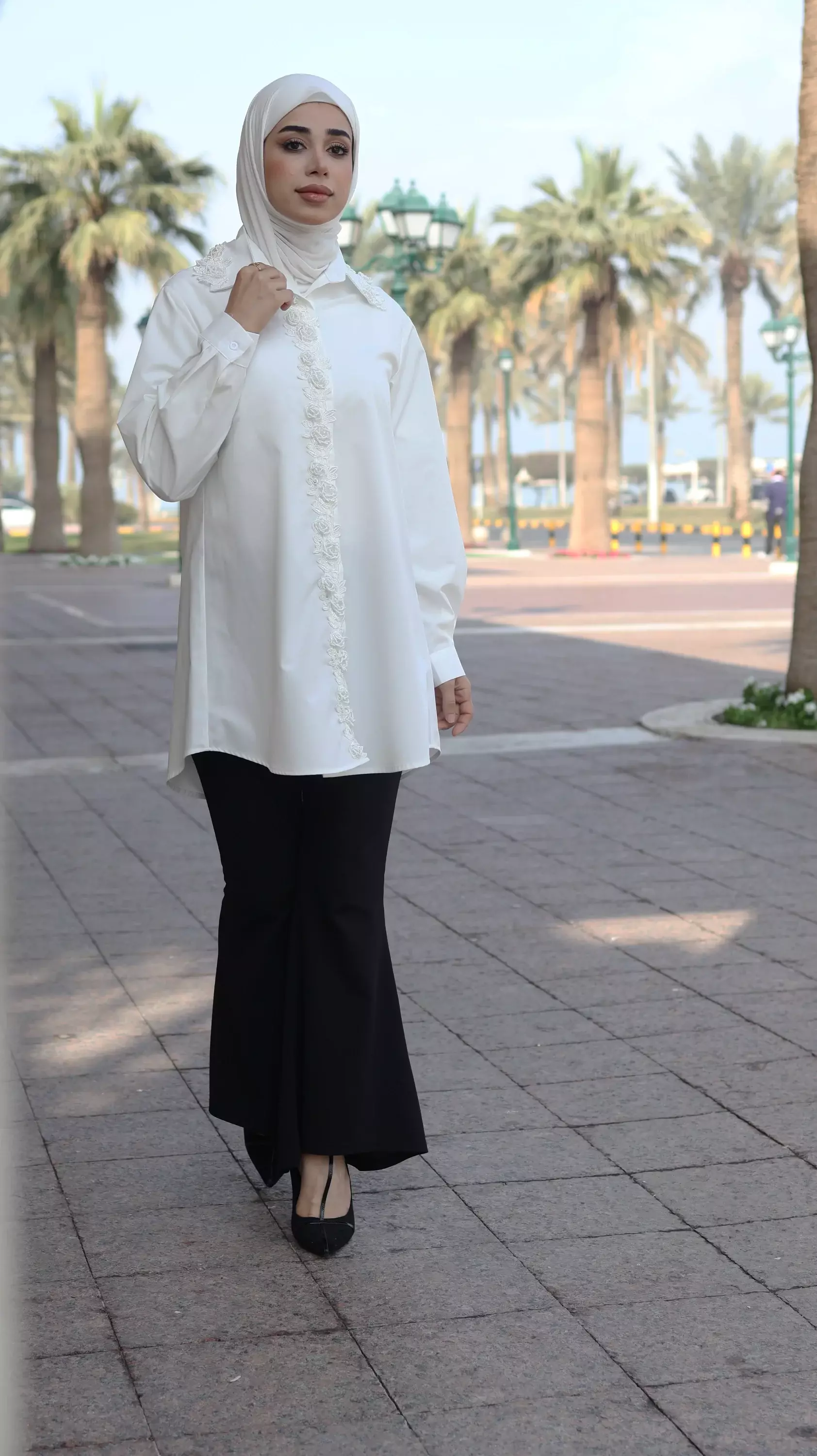 Lace Shirt - Sugar - 2 image 2