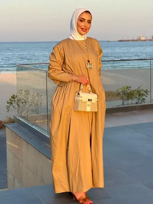 فستان طويل قطني للمحجبات image 8