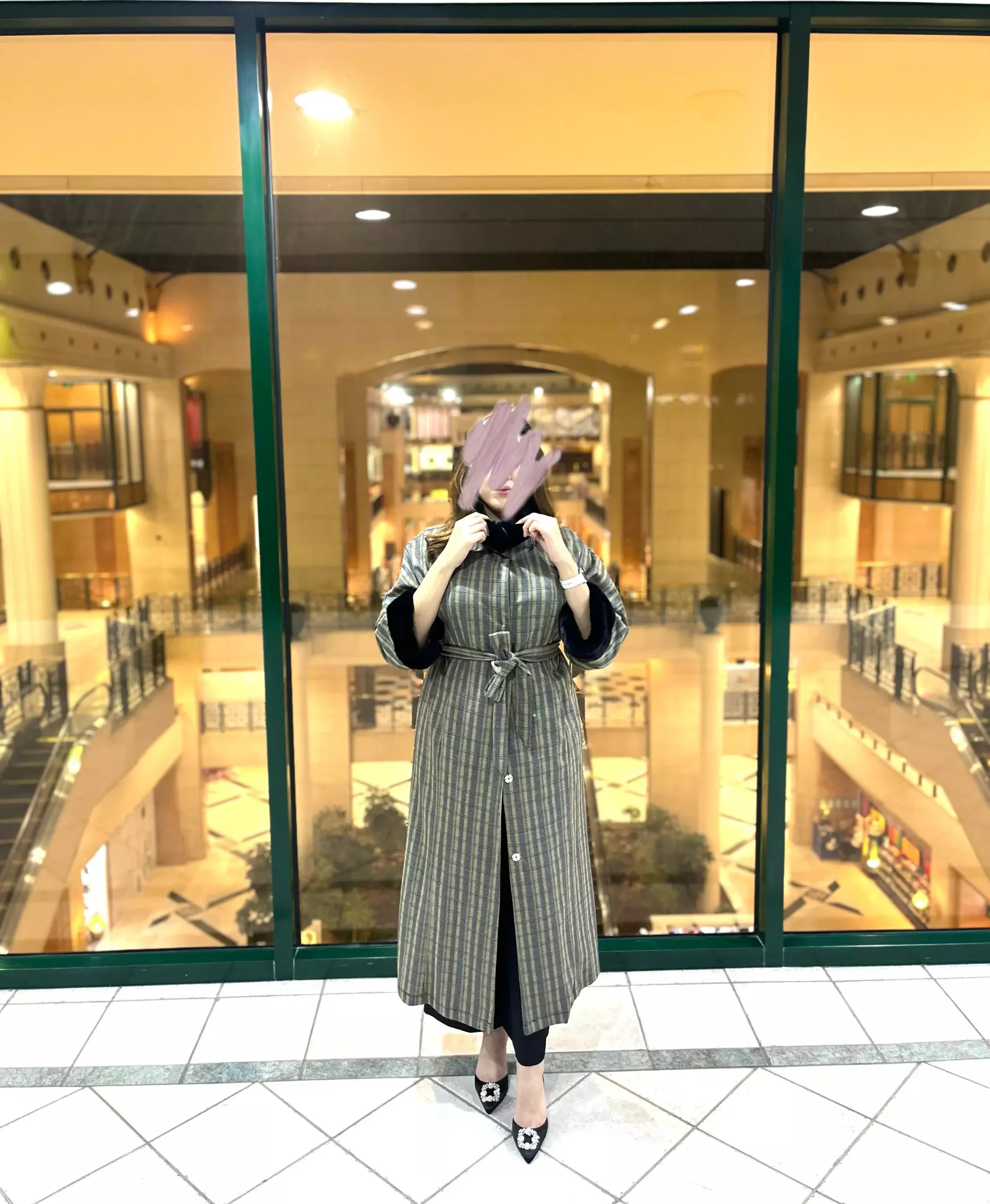 جاكيت شتوي من التريكو - بيج - 2 image 1