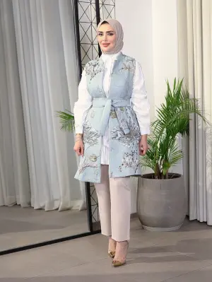 جيليه من الجاكار المشجر-سماوي-4 image 0