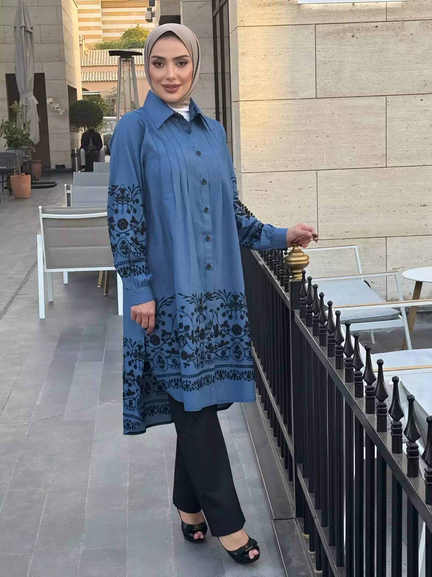 Short Denim Dress image 2