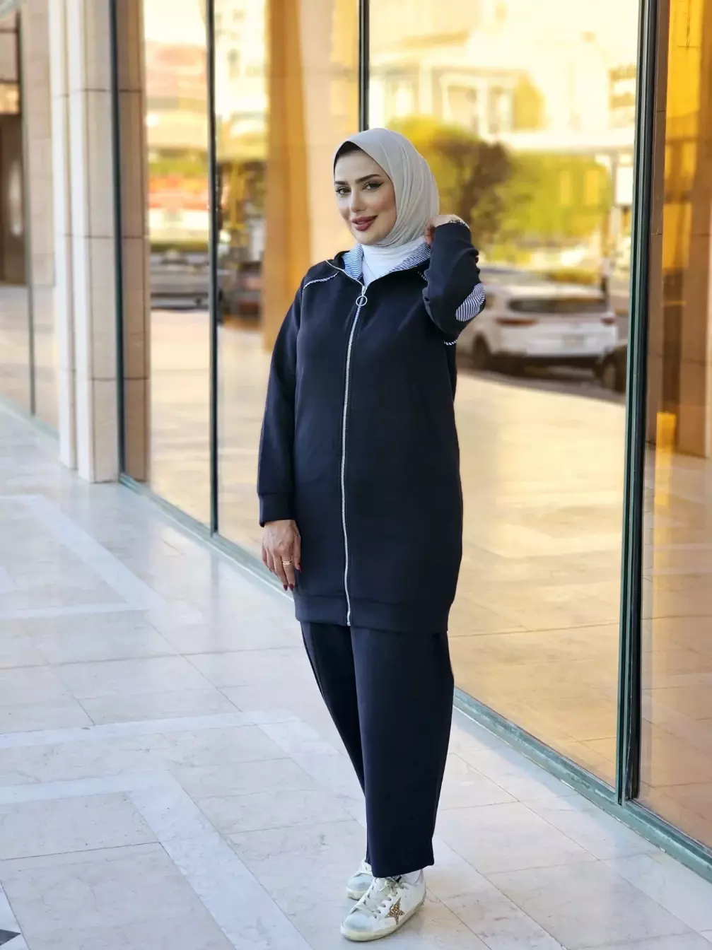 Winter Knitted Tracksuit - Beige - 4 image 1