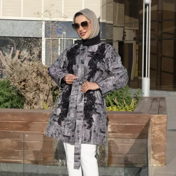 جاكيت طويل بكلفة كرستالية image 6
