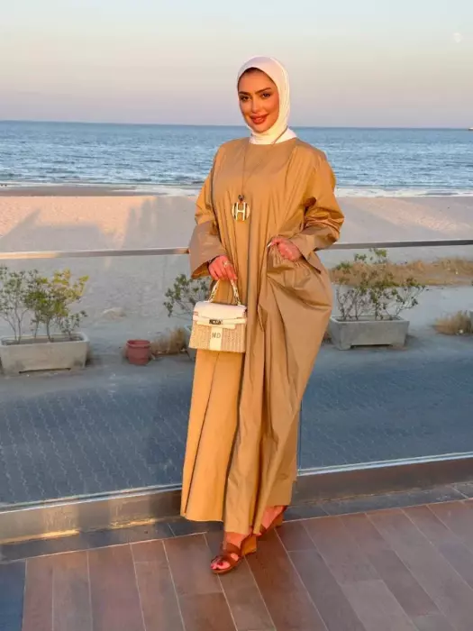فستان طويل قطني للمحجبات image 10