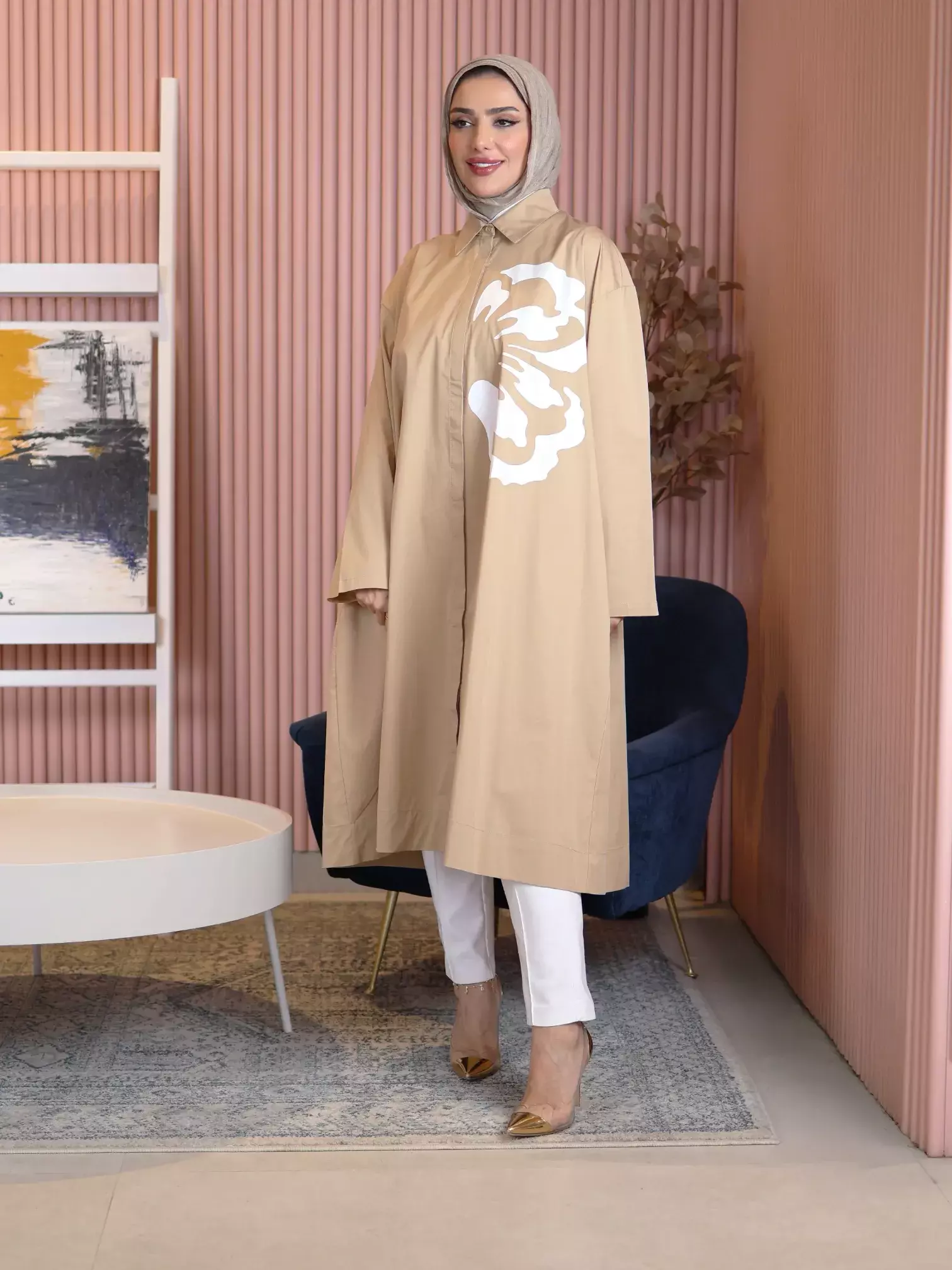 Hijab Wear & Women Clothing | Black White |   Lady -  - FS
