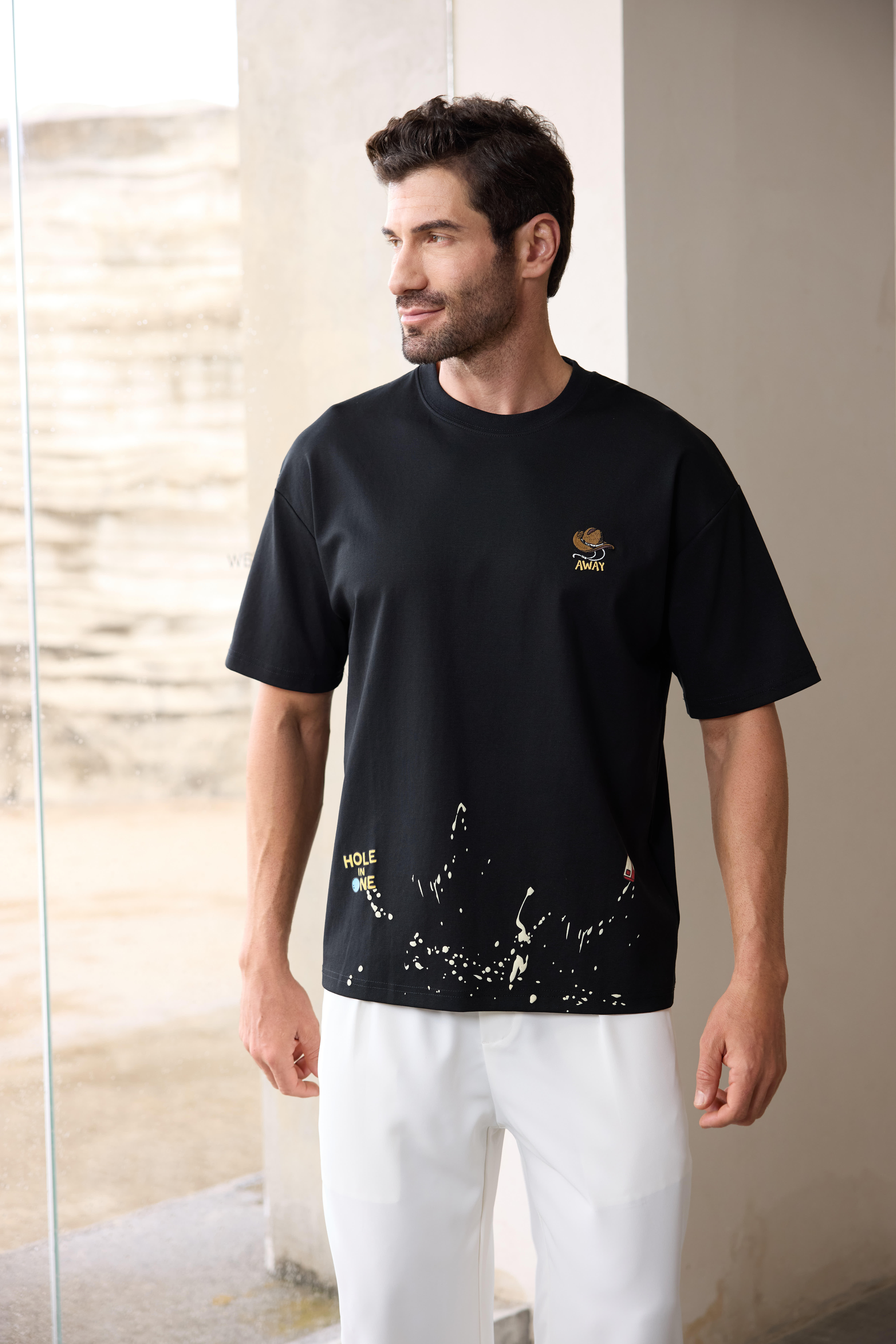 بلايز اوفر سايز 200 - اسود - S image 1