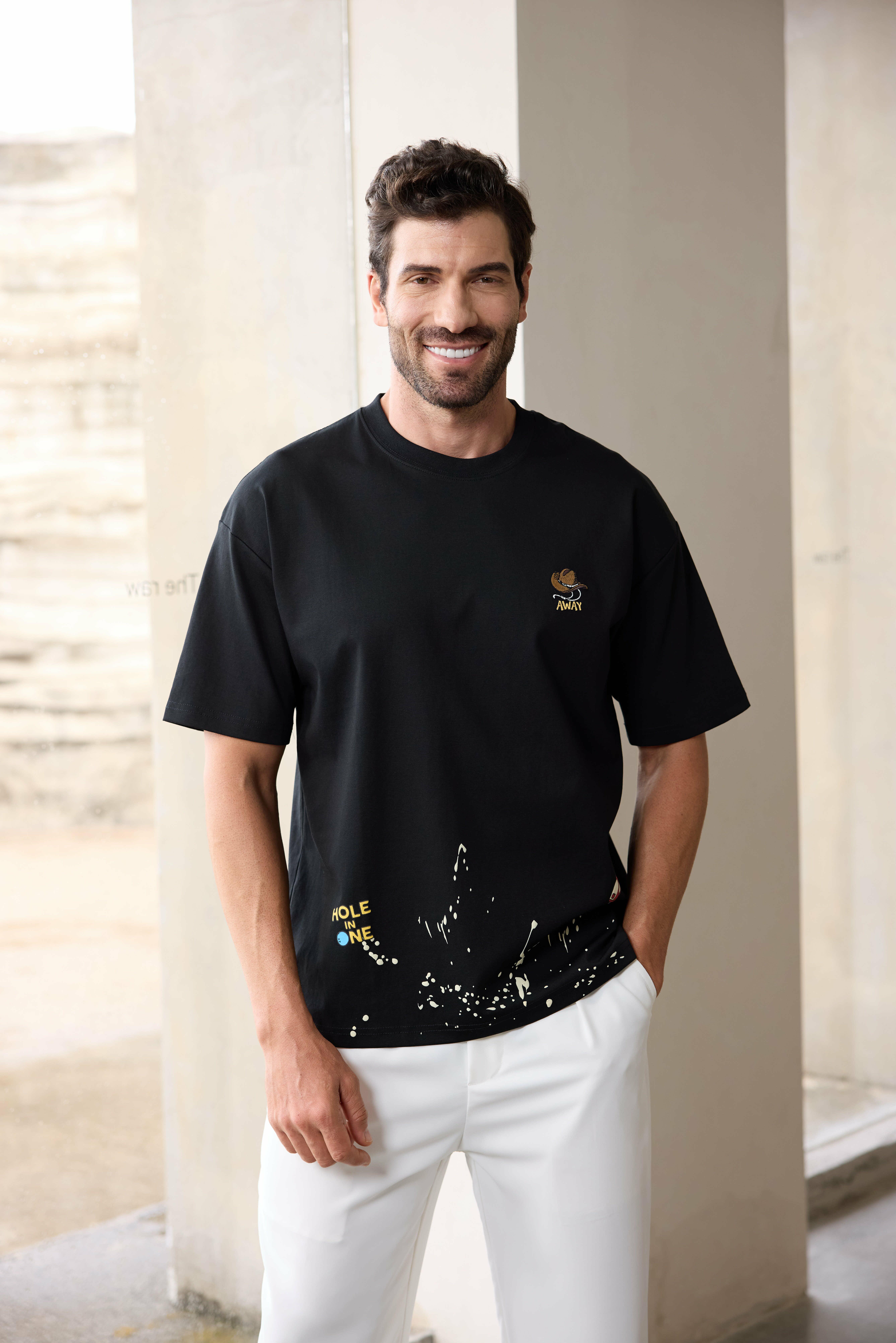 بلايز اوفر سايز 200 - اسود - S image 0