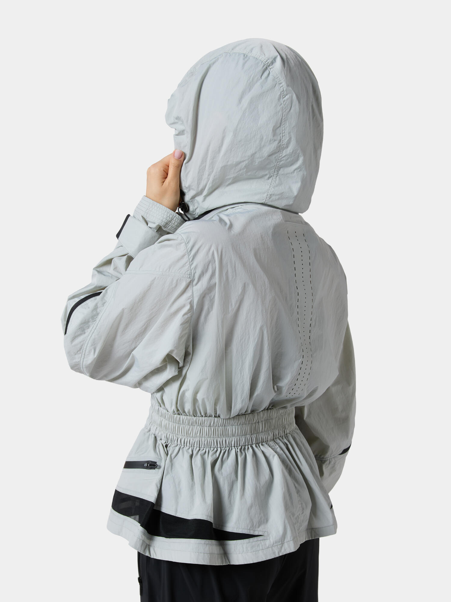 Convertible Mesh-Hooded Jacket view 3
