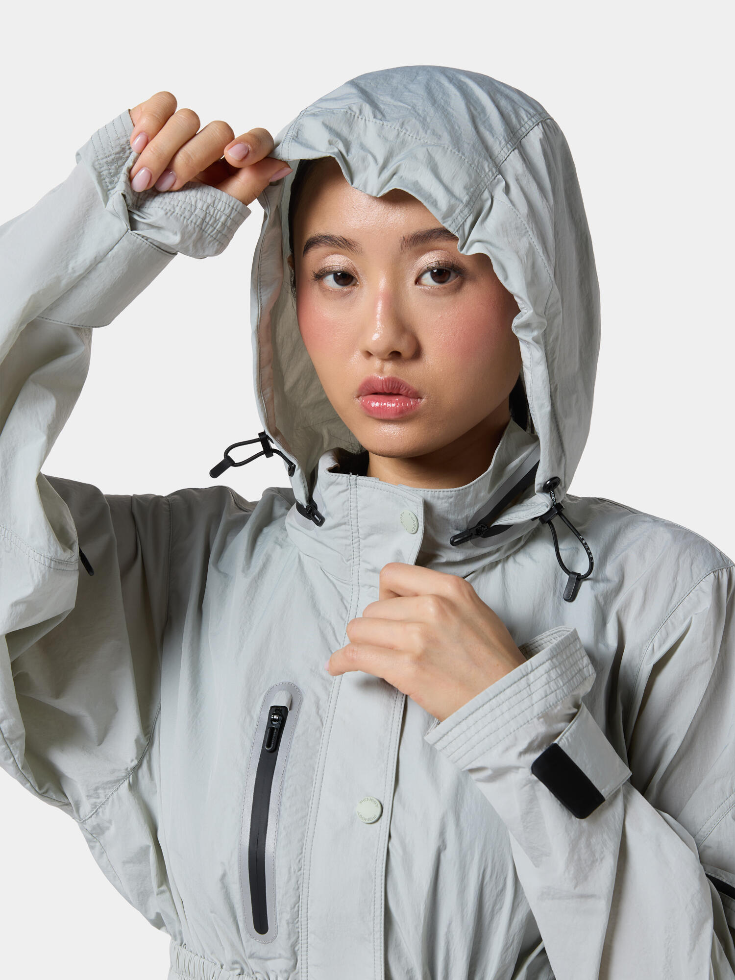Convertible Mesh-Hooded Jacket view 4