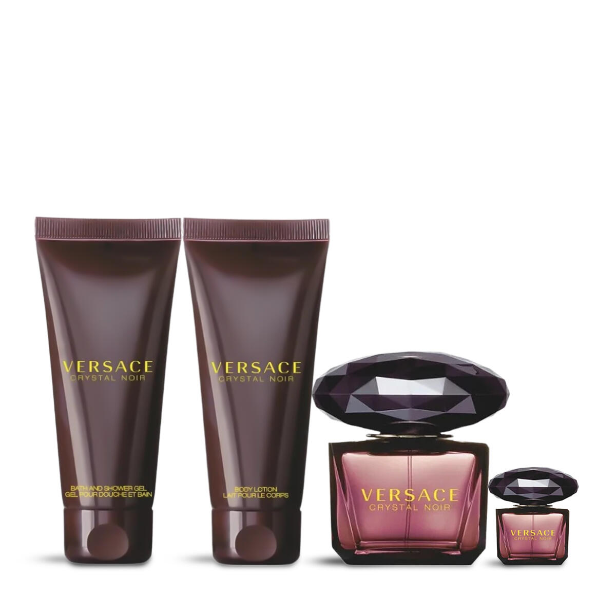 كريستال نوار (أو دو بارفيوم 90ml + جل استحمام 100ml + مرطب الجسم 100ml + أو دو تواليت 5ml) image 0