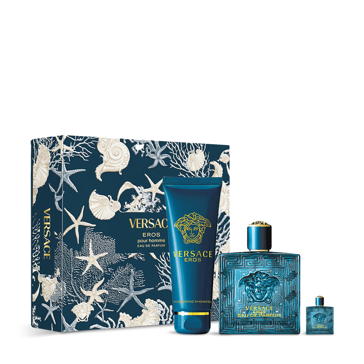 إيروس بور أوم (أو دو بارفيوم 100ml + جل استحمام 150ml + أو دو تواليت 5ml) image 1