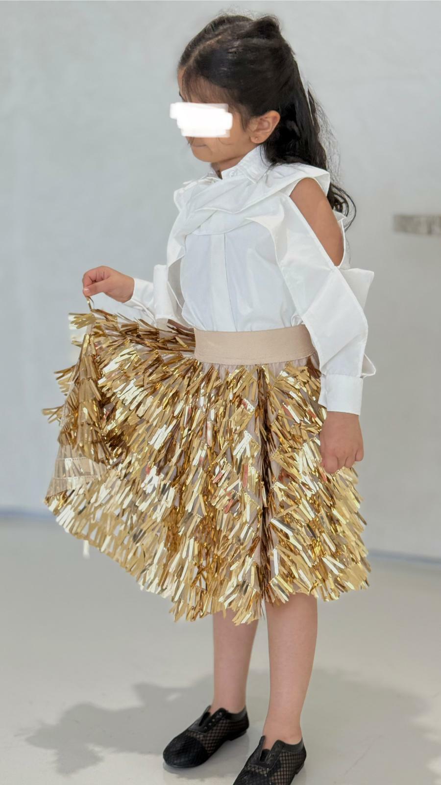 تنورة ذهبي image 0