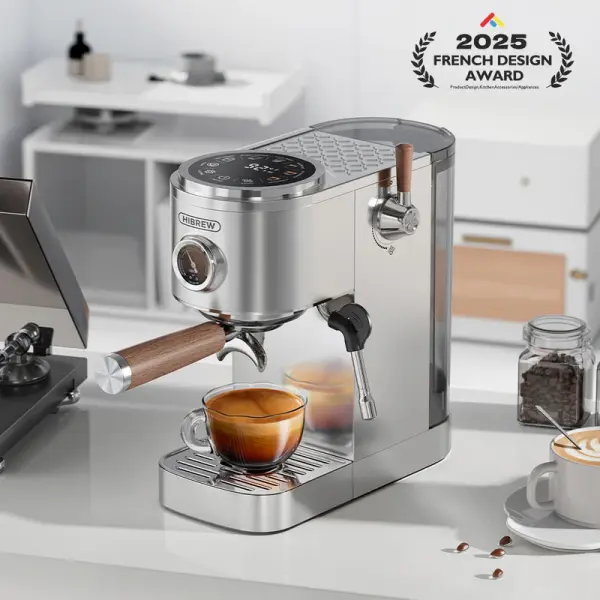 HiBREW H13 Coffee espresso machine - white image 1
