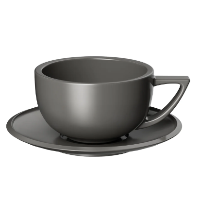 Ceramic Cup-280ml-gray image 0
